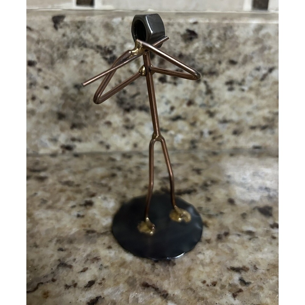 Metal Craft Flute Player standing Made in USA
